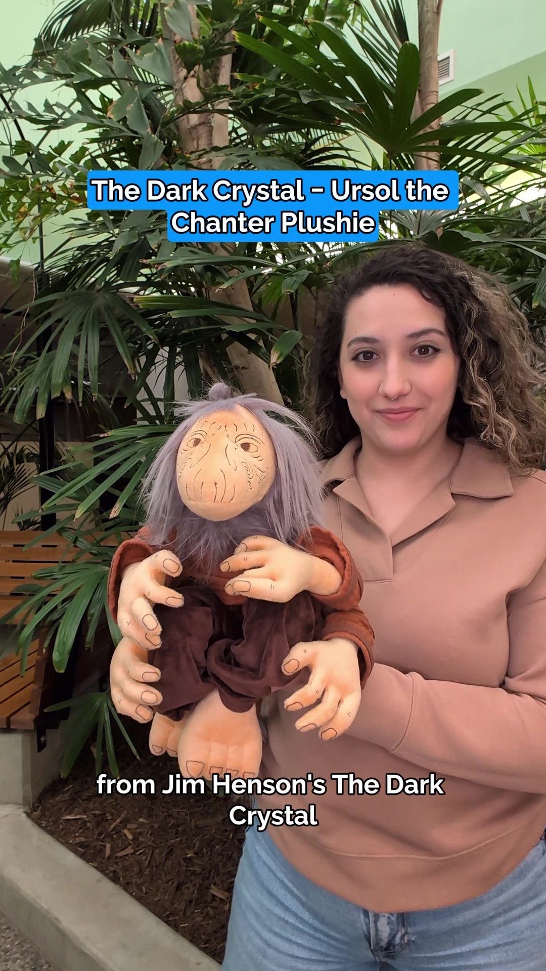 Bring the mystical world of Thra to life with this Dark Crystal Ursol the Chanter Toy Plushie. Crafted with intricate details and soft fabric, this plushie captures the essence of the wise and ancient urRu, Ursol. Perfect for fans of the classic film, this plushie is a cuddly companion and a collector’s dream